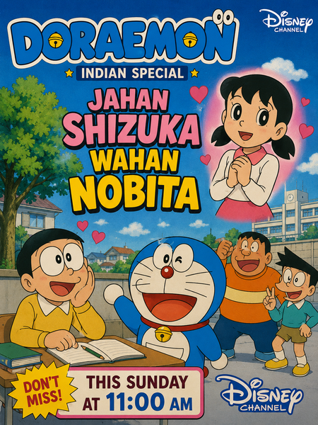 Doraemon Indian Special: Jahan Shizuka Wahan Nobita